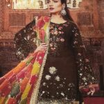 Shehmaan Embroidered Clothes 3 Piece For Wedding & Party Wear SM 6A