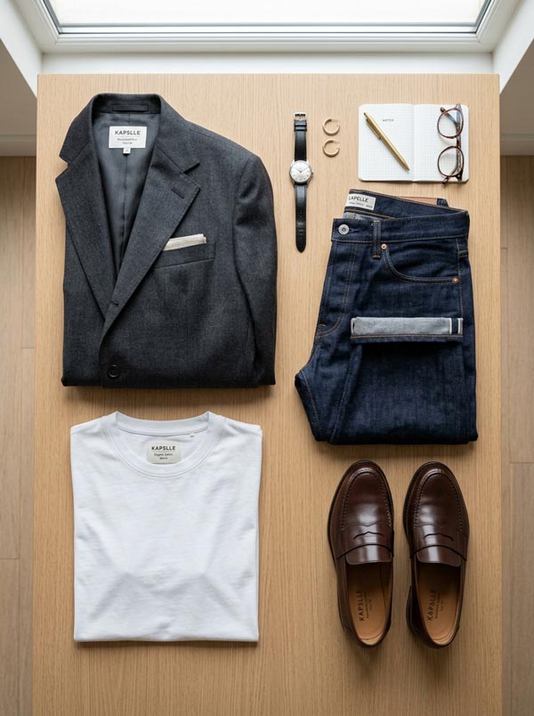 A-flat-lay-(knolling)-of-a-professional-capsule-outfit