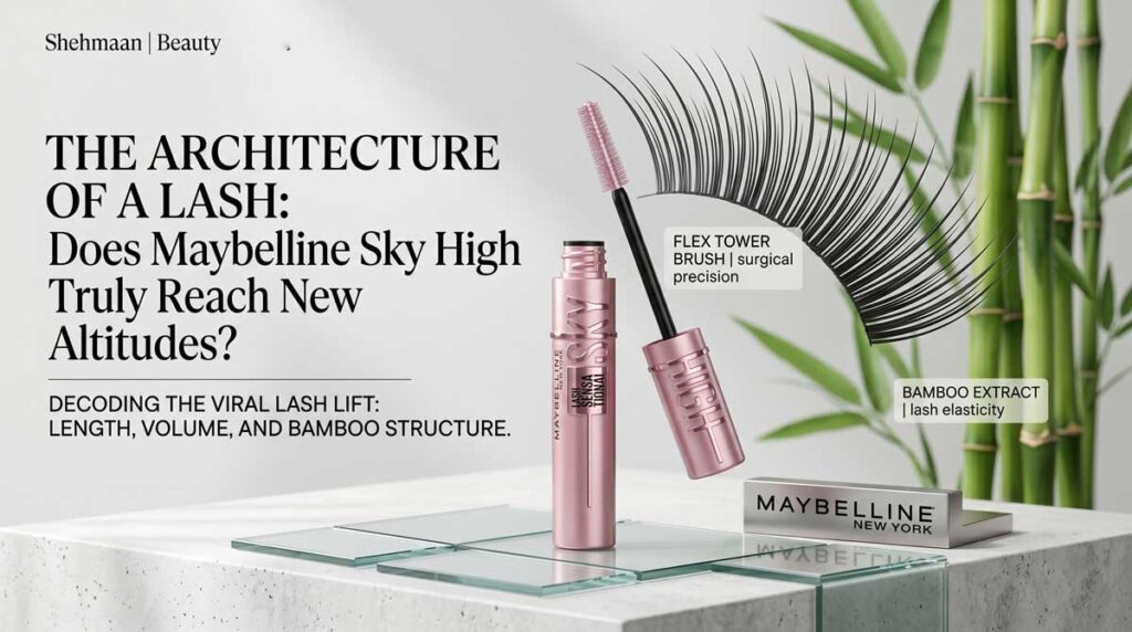 Maybelline Lash Sensational Sky High Washable Mascara Makeup Review