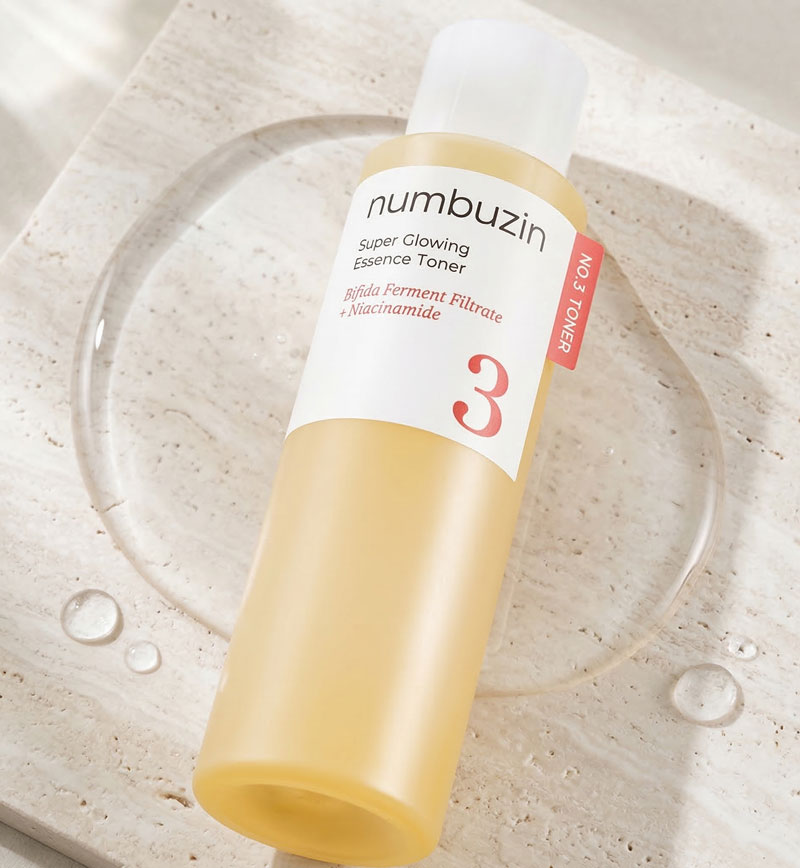 Numbuzin-No.3-Super-Glowing-Essence-Toner-Fermented-Toner-for-Skin-Glow-Texture-Bifida-Niacinamide-Hydrating-Radiance-Boosting-Essence-Zero-Pore-Care.