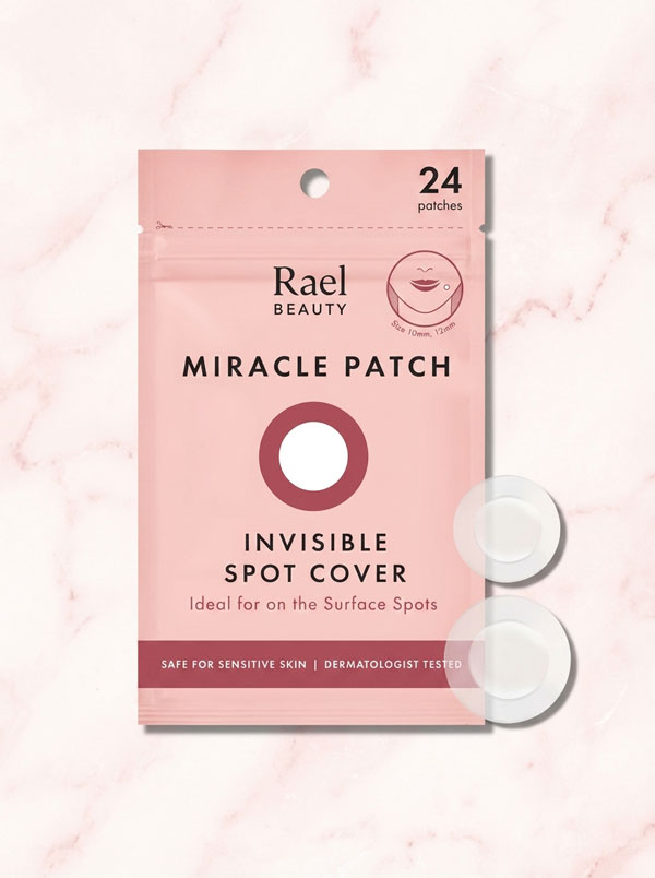Rael Pimple Patches, Miracle Invisible Spot Cover - Hydrocolloid Acne Pimple Patch, Absorbs Zits & Blemish, Korean Skin Care, 2 Sizes (24 Count)