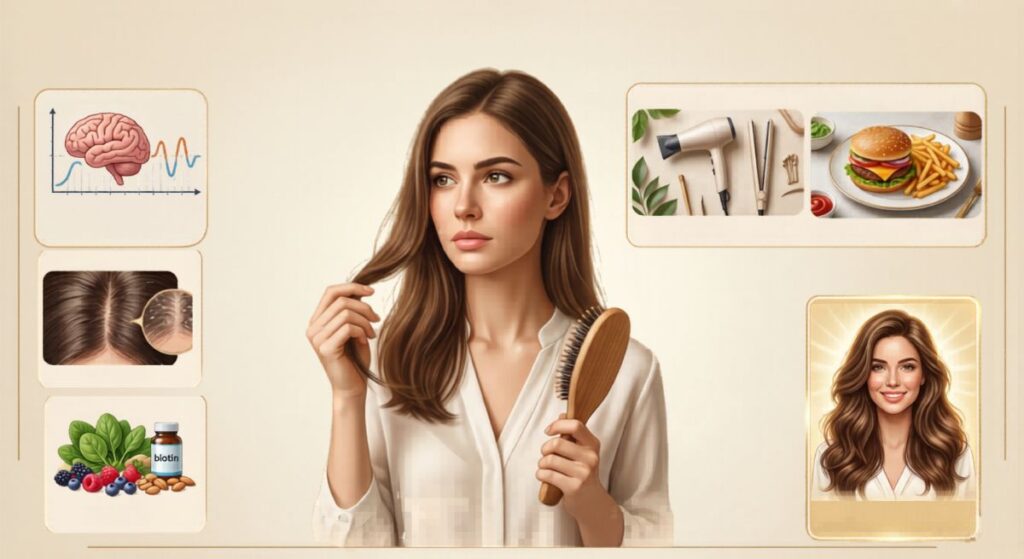 Root causes for hairfall