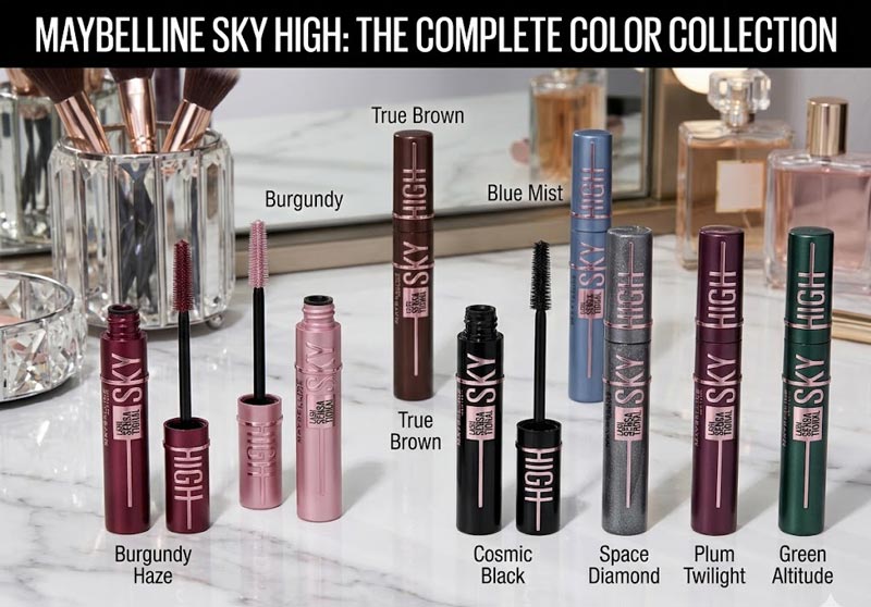 The-full-range-of-Sky-High-tubes-in-various-shades-including-Burgundy-and-Cosmic-Black