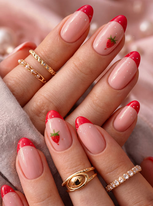 Strawberry-Milk-French-Tips
