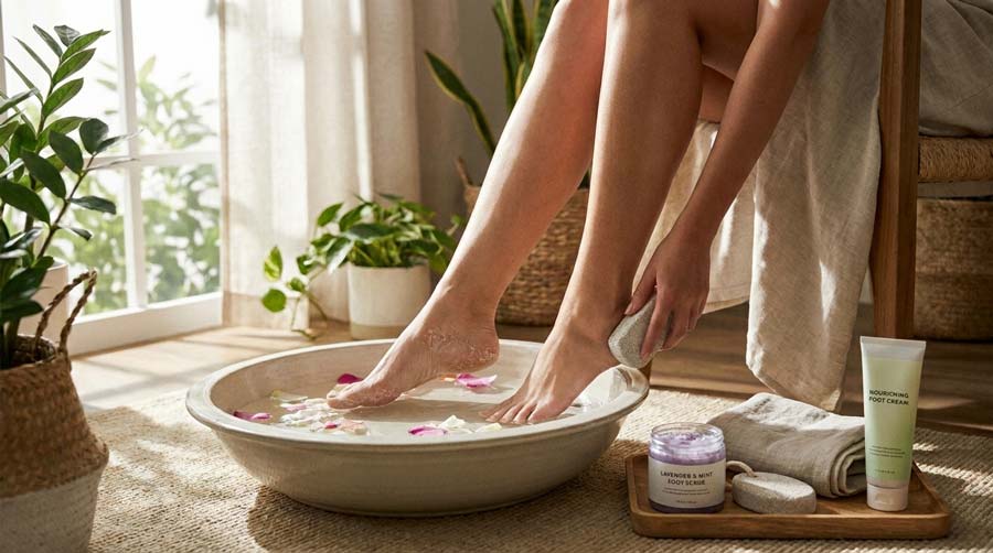 How to Remove Dead Skin From Feet Naturally
