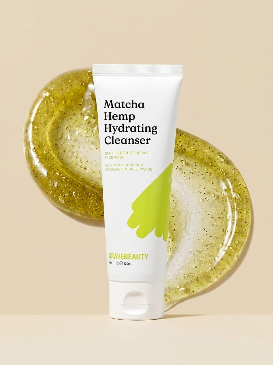 KraveBeauty Matcha Hemp Hydrating Cleanser