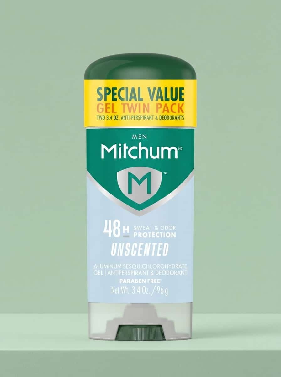 Mitchum Ultra Powerful Unscented Gel for men
